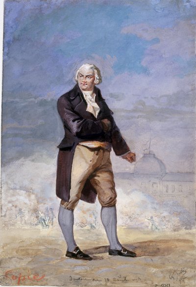Retrato de Georges Jacques Danton 1759-1794, 1879. de Armand Cyboule