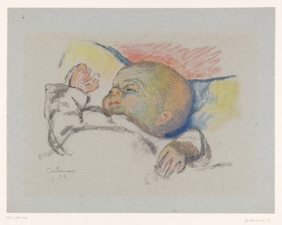 Bebé que dorme de Armand Guillaumin