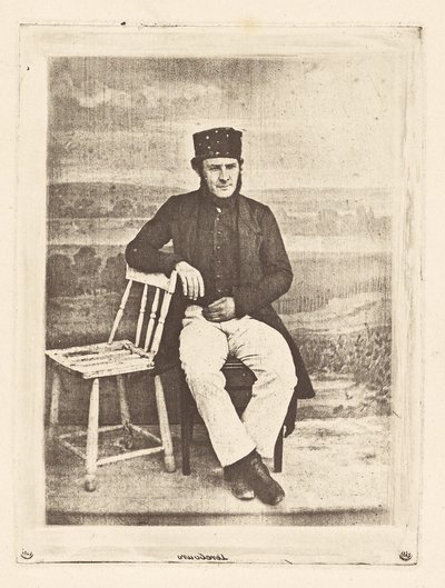 [Retrato de um homem]. de Armand Hippolyte Louis Fizeau