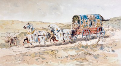 Carruagem do Senhor do Séc. XIII, 1886 de Armand Jean Heins