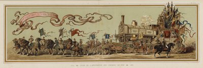 50º aniversário dos caminhos-de-ferro belgas de Armand Jean Heins