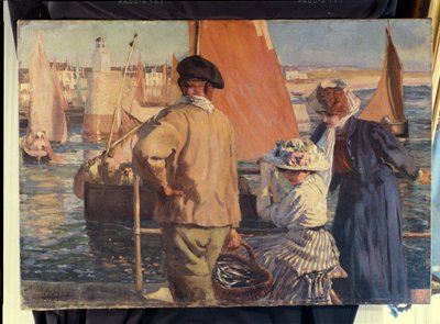 O porto em nantes de Armand Joseph Bonamy