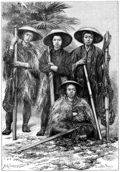 Camponeses japoneses, 1895. de Armand Kohl