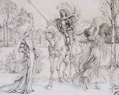 Saudação ao Cavaleiro, c1880-1932 de Armand Point