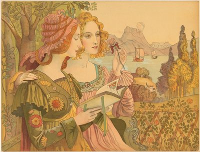 A Lenda Dourada Legend Dorée, 1897. de Armand Point