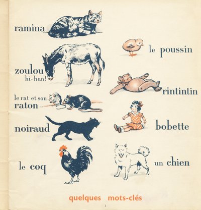 Polo, Nini, Zoulou et Cie, método de leitura de Armand Rapeno