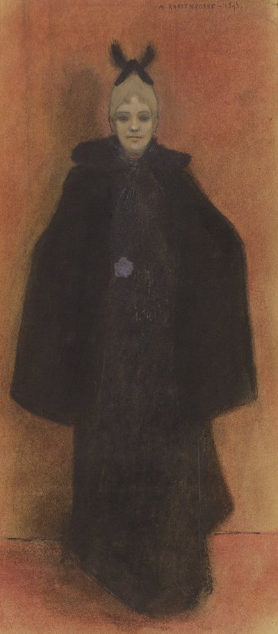 Elegante em pé, 1893 de Armand Rassenfosse