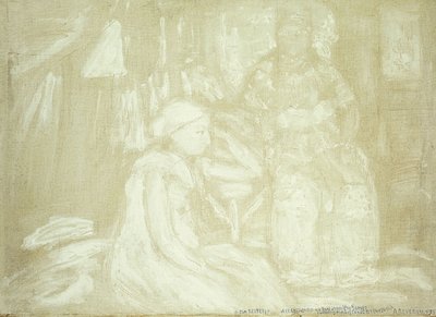 Two Seated Figures; Dos Figuras Sentadas de Armando Reverón