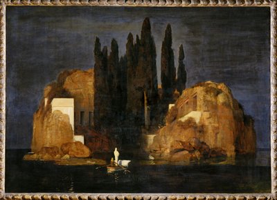 Die Toteninsel - Ilha dos Mortos ... (óleo sobre tela) de Arnold Böcklin