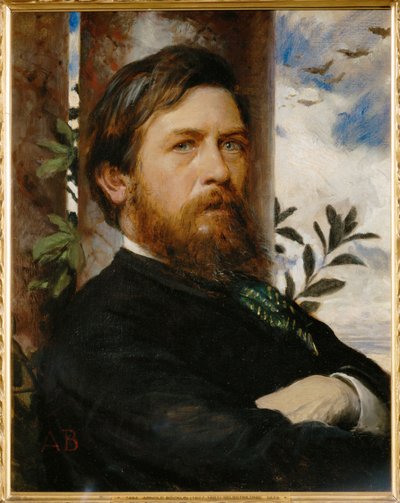 Autorretrato (pintura sobre tela) de Arnold Bocklin