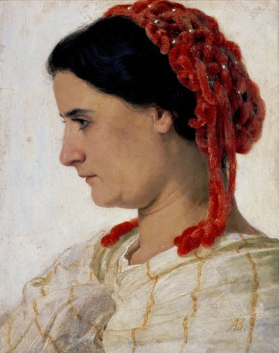 Retrato da senhora Angela Böcklin de Arnold Böcklin