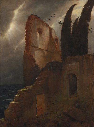 ruína do mar de Arnold Böcklin