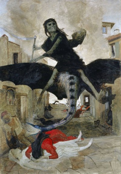 Alemão: Die Pest A Peste de Arnold Böcklin