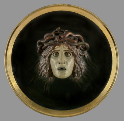 Escudo com o rosto de Meduse, 1897 de Arnold Böcklin