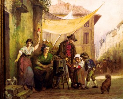 O comerciante de castanhas de Arnold Corrodi