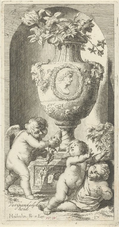 Alegoria da Transição de Arnold Houbraken