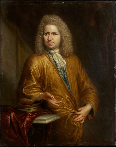 Retrato de um homem (Rudolf van Loen?) de Arnold Houbraken