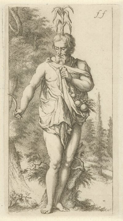 Priapus
Toneel van sinne beelden geopent tot dienst van schilders beelthouders etc. (título da série) de Arnold Houbraken