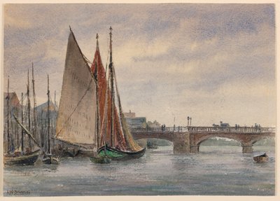 Barcos em Trouville de Arnold William Brunner