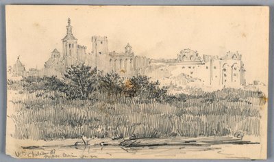 Chateau de Papes, Avinhão de Arnold William Brunner