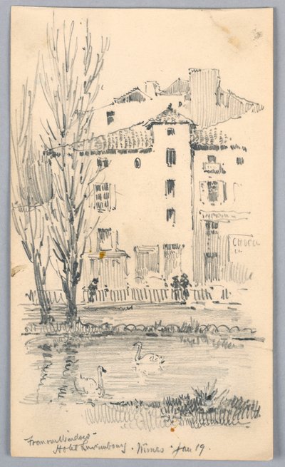 Hotel Luxembourg, Nîmes – Da nossa janela de Arnold William Brunner