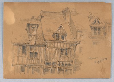 Casas em Ruão de Arnold William Brunner