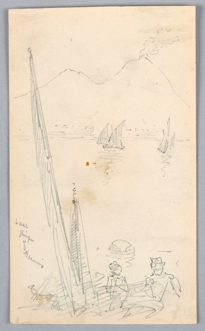 Último vislumbre do Vesúvio de Arnold William Brunner