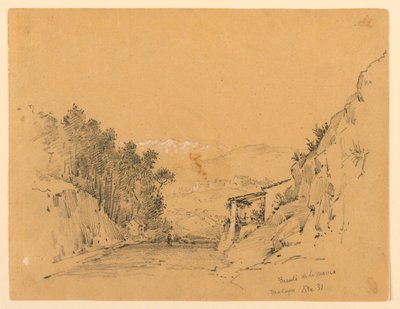 Passagem de montanha e vila de Arnold William Brunner