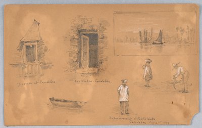 Esboços em Canebec de Arnold William Brunner