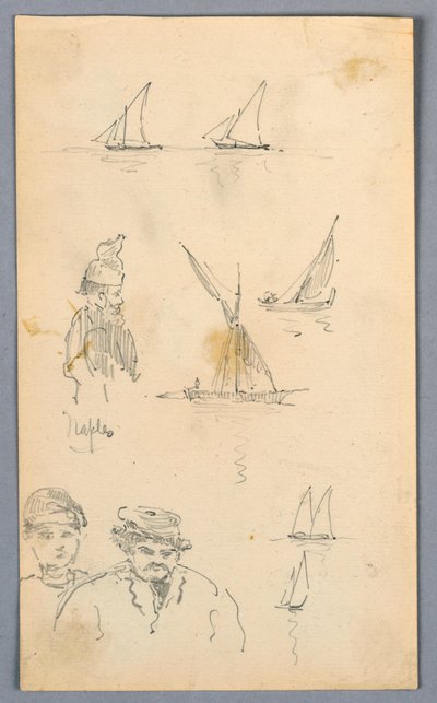 Esboços em Nápoles de Arnold William Brunner