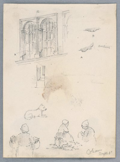 Esboços de Orleães de Arnold William Brunner