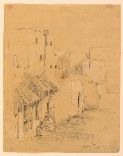 Rua em Tânger de Arnold William Brunner