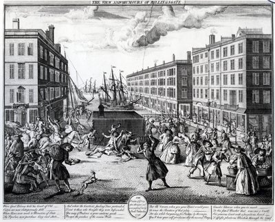 A visão e os humores do Billingsgate, 1736 de Arnold van Haecken