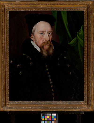William Cecil, Lord Burghley (1520-1598), c.1575 (óleo sobre painel) de Arnold von (by or after) Brounckhorst