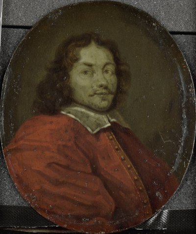 Retrato de Matthijs Gansneb, chamado Tengnagel, poeta em Amsterdão de Arnoud van Halen