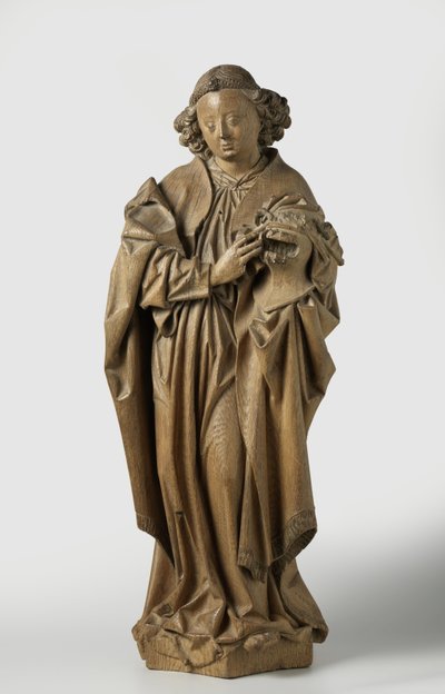 Anjo com o Arma Christi, c. 1480 (carvalho) de Arnt von Zwolle