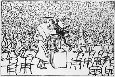 Gustav Mahler conduzindo, de 