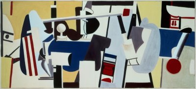 Estudo para o mural do Prédio da Administração, Aeroporto de Newark, Nova Jersey de Arshile Gorky