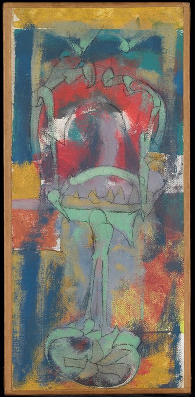 Sem título, c.1946 (óleo sobre tela) de Arshile Gorky