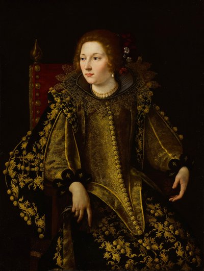 Italiano: Ritratto di una donna seduta (signora Caterina Savelli) Retrato de uma senhora sentada (senora Caterina Savelli) de Artemisia Gentileschi