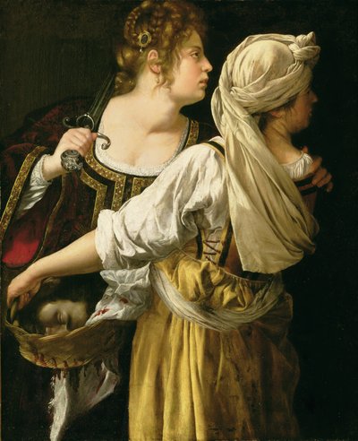 Judith e a sua Serva (óleo sobre tela) de Artemisia Gentileschi