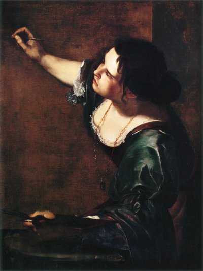 Auto-retrato como alegoria da pintura de Artemisia Gentileschi