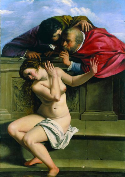 Susana e os anciãos de Artemisia Gentileschi