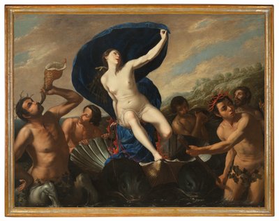 O Triunfo de Galatea (óleo sobre tela) de Artemisia and associate Gentileschi