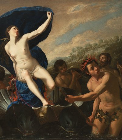 O Triunfo de Galatea (óleo sobre tela) de Artemisia and associate Gentileschi