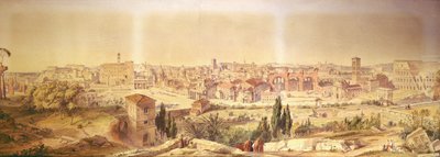 Roma como é, do Monte Palatino de Arthur Ashpitel