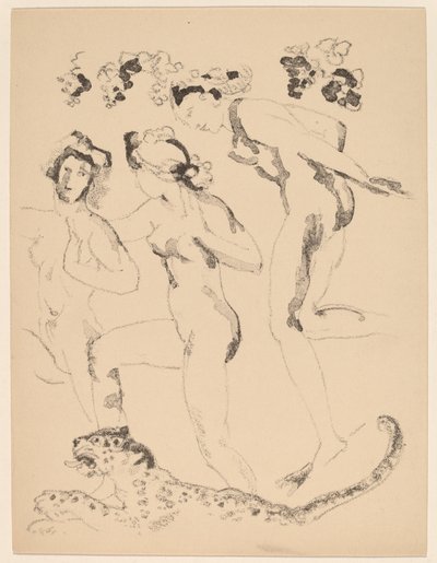 bacantes de Arthur B. Davies
