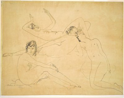 Quatro Figuras de Arthur B. Davies