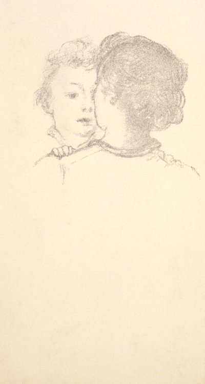 Rab (de frente para uma mulher) de Arthur B. Davies