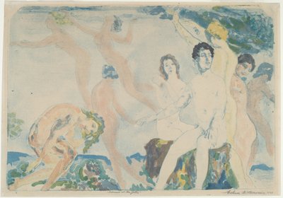 Solte nos portões de Arthur B. Davies